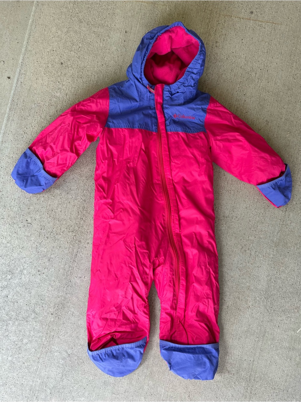 Columbia Infant Snow Winter Bodysuit w Fleece Layer